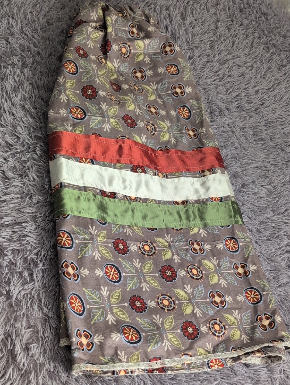 Custom Native American Ribbon Skirt Hand Sewn One Of One Item.